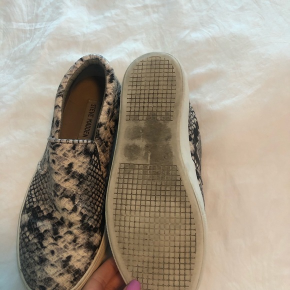 Steve Madden snakeskin sneaker slip on - Picture 6 of 8